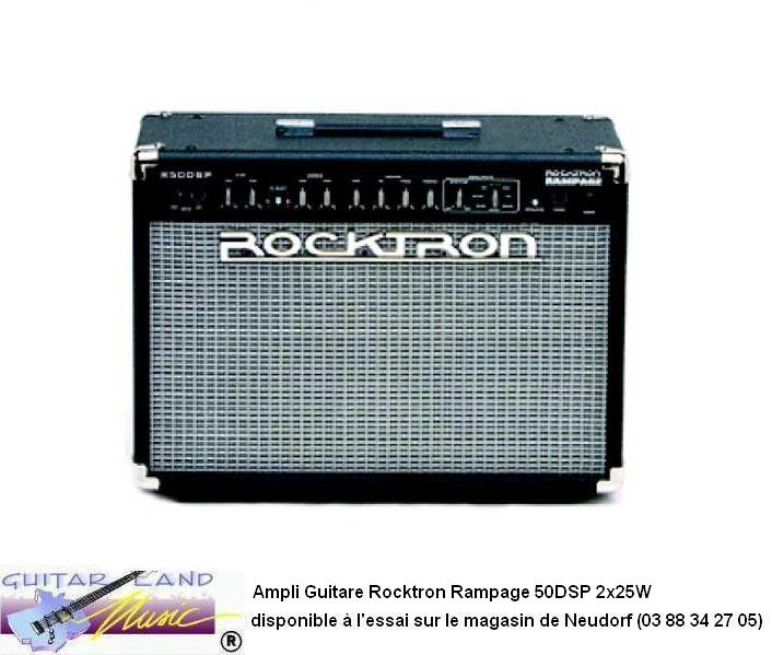 Ampli Guitare Rocktron Rampage 50DSP 2x25W